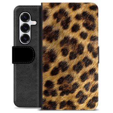 Étui Portefeuille Premium Samsung Galaxy S25+ - Léopard