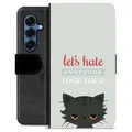 Étui Portefeuille Premium Samsung Galaxy S25 - Chat en Colère