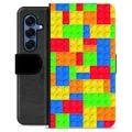 Étui Portefeuille Premium Samsung Galaxy S25 - Blocs