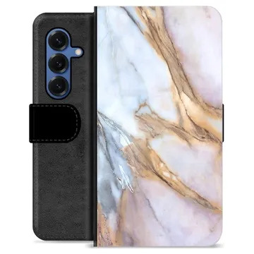 Étui Portefeuille Premium Samsung Galaxy S25 - Marbre Élégant