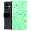 Étui Portefeuille Premium Samsung Galaxy S25 - Menthe Verte