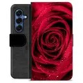 Étui Portefeuille Premium Samsung Galaxy S25 - Rose