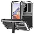 Coque Premium Samsung Galaxy S25 R-Just avec Kickstand et protecteur d'écran en verre trempé