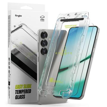 Protection d\'écran Samsung Galaxy S25 en verre trempé Ringke Easy Slide - 2 Pcs.