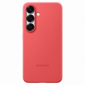 Coque Samsung Galaxy S25 en Silicone EF-PS931CREGWW - Rouge
