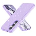 Coque Hybride Samsung Galaxy S25 - Série Stylish Glitter - Violete