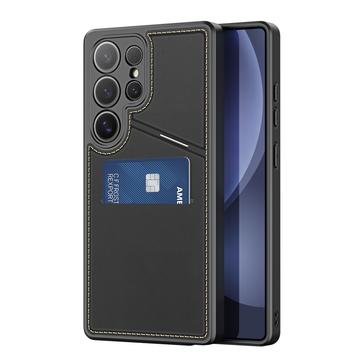 Etui magnétique Samsung Galaxy S25 Ultra Dux Ducis Rafi II avec Kickstand et fentes pour cartes