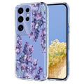 Coque Samsung Galaxy S25 Ultra en TPU à motif floral - Glycine