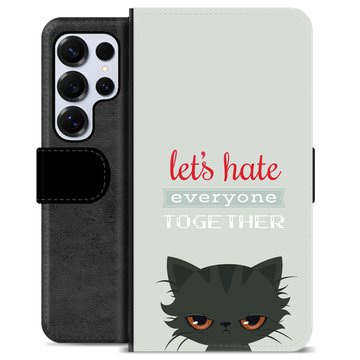 Étui Portefeuille Premium Samsung Galaxy S25 Ultra - Chat en Colère