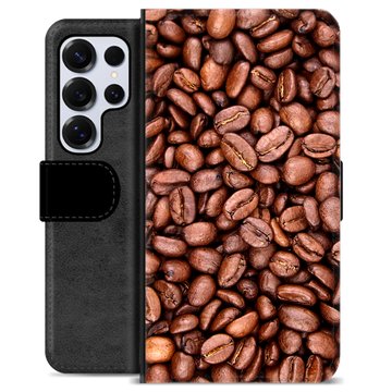 Étui Portefeuille Premium Samsung Galaxy S25 Ultra - Grains de Café