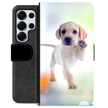 Étui Portefeuille Premium Samsung Galaxy S25 Ultra - Chien