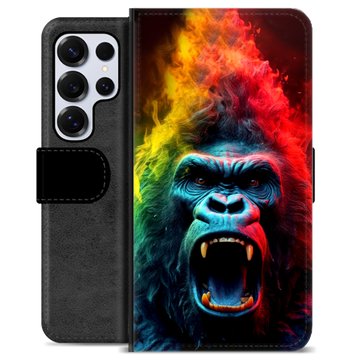 Étui Portefeuille Premium Samsung Galaxy S25 Ultra - Gorille