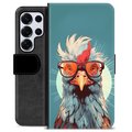 Étui Portefeuille Premium Samsung Galaxy S25 Ultra - Poule