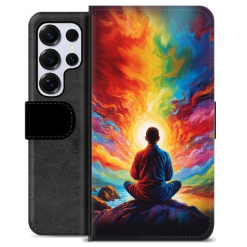 Étui Portefeuille Premium Samsung Galaxy S25 Ultra - Méditation