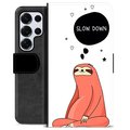 Étui Portefeuille Premium Samsung Galaxy S25 Ultra - Slow Down