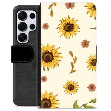 Étui Portefeuille Premium Samsung Galaxy S25 Ultra - Tournesol