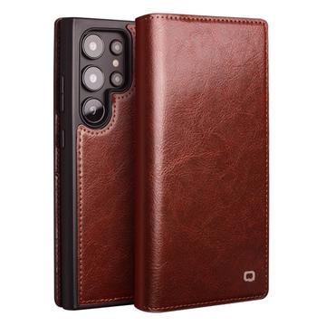 Etui Portefeuille Samsung Galaxy S25 Ultra en Cuir Qialino Classic