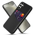 Coque Samsung Galaxy S25+ avec Porte-Cartes KSQ - Noire