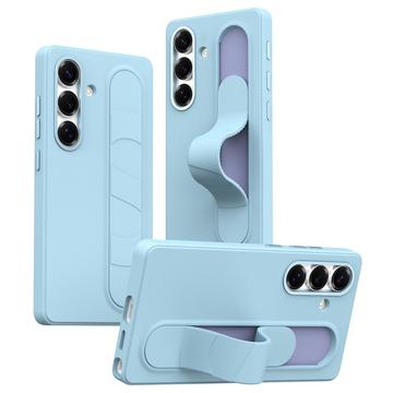 Coque hybride Smart Samsung Galaxy S25+ avec poignée debout - Bleue