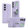 Coque hybride Smart Samsung Galaxy S25+ avec poignée debout - Violete