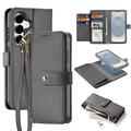 Étui portefeuille en cuir Samsung Galaxy S26 avec couverture magnétique Dux Ducis Lawa - Gris