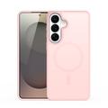 Coque Hybride Samsung Galaxy S26 Dux Ducis Yind - Compatible MagSafe - Rose Clair