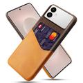 Coque Samsung Galaxy S26 Edge avec Porte-Cartes KSQ - Orange