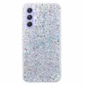 Coque Samsung Galaxy S26 en TPU Glitter Flakes - Argenté