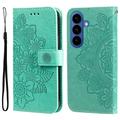 Étui Portefeuille Samsung Galaxy S26/S26 Pro Mandala Série - Vert