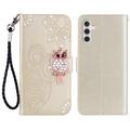 Etui hibou Samsung Galaxy S26 avec strass - Doré