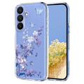 Coque Samsung Galaxy S26 Pro en TPU à motif floral - Violete