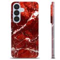 Coque Samsung Galaxy S26 en TPU - Marbre Rouge
