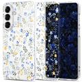 Coque Samsung Galaxy S26 en TPU Tech-Protect FlexAir - Fleurs de printemps