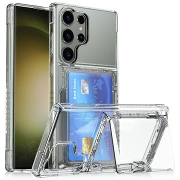 Coque Transparente Samsung Galaxy S26 Ultra avec Porte-Carte