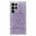 Coque Samsung Galaxy S26 Ultra en TPU Glitter Flakes - Violete