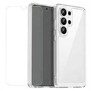 Samsung Galaxy S26 Ultra Mobeen Clear Cover et verre trempé 9H GP-FPS948AEGTW - Transparente