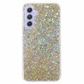 Coque Samsung Galaxy S26+ en TPU Glitter Flakes - Doré