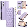 Étui Samsung Galaxy S26+ portefeuille matelassé luxueux - Violet