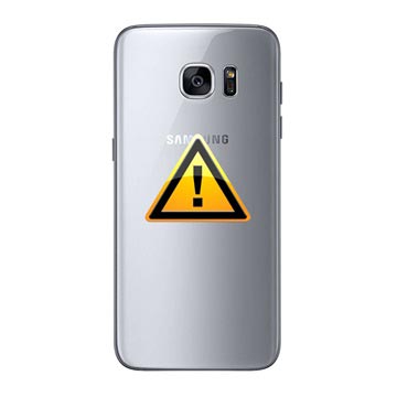 Réparation Cache Batterie pour Samsung Galaxy S7 Edge - Argenté