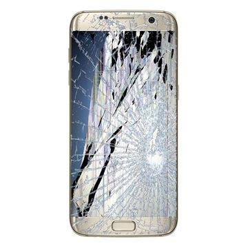 Réparation Ecran LCD et Ecran Tactile Samsung Galaxy S7 Edge (GH97-18533C) - Doré