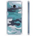 Coque Hybride Samsung Galaxy S8+ - Camouflage Bleu