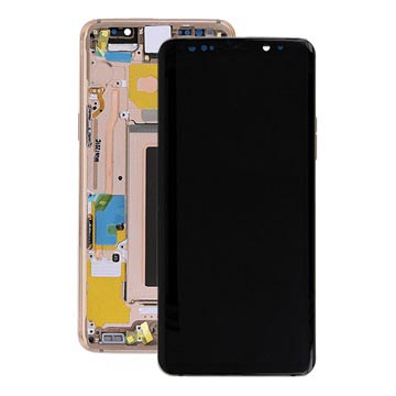 Coque Avant et Ecran LCD GH97-21696E pour Samsung Galaxy S9 - Doré