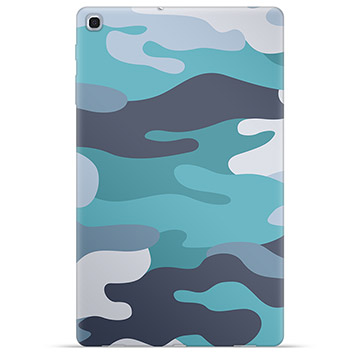 Coque Samsung Galaxy Tab A 10.1 (2019) en TPU - Camouflage Bleu