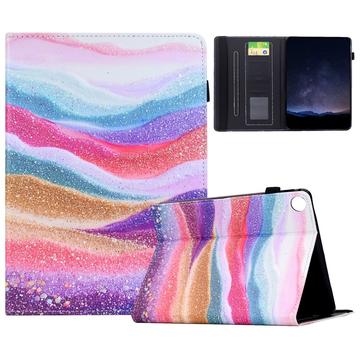 Étui Smart Folio Samsung Galaxy Tab A11/A9 - Sable arc-en-ciel