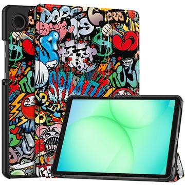 Étui Smart Folio Samsung Galaxy Tab A11 Tri-Fold Series - Graffiti