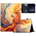 Étui Smart Folio Samsung Galaxy Tab A11+/A9+ - Papillons orange