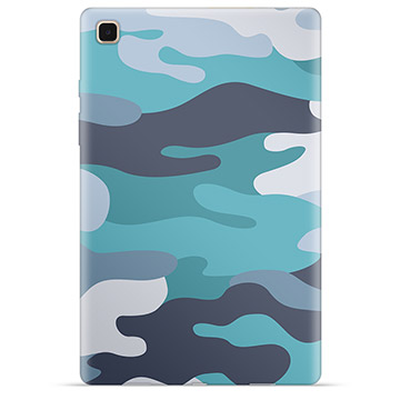 Coque Samsung Galaxy Tab A7 10.4 (2020) en TPU - Camouflage Bleu