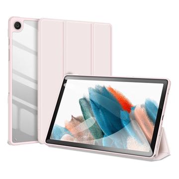 Étui à Rabat Samsung Galaxy Tab A9+ Tri-Fold Intelligente Dux Ducis Toby - Rose Clair