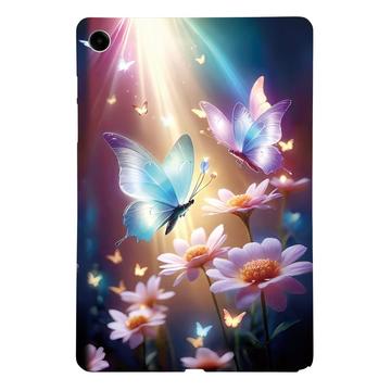 Coque Samsung Galaxy Tab A9+ en TPU Stylish Ultra Fin - Papillon Floral