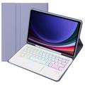 Étui clavier Bluetooth Samsung Galaxy Tab S10 Lite/S10 FE/S9 FE/S9 - Violet